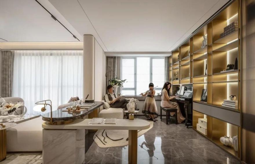 广州越秀·星航TOD顶层洋房140㎡丨中国广州丨广州安研室内设计咨询有限公司-33