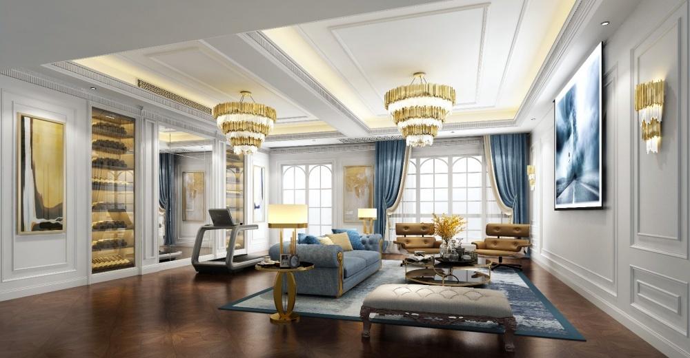 法式奢华样板房设计-6