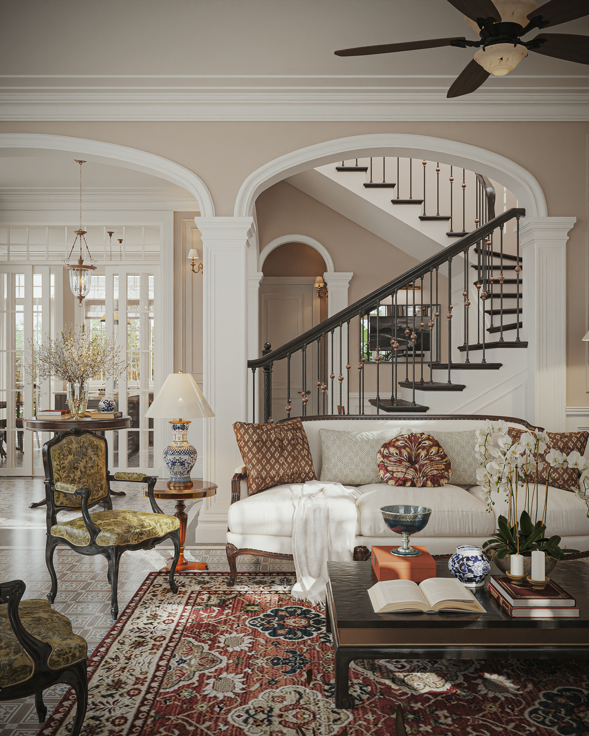 中国风别墅丨越南河内-12