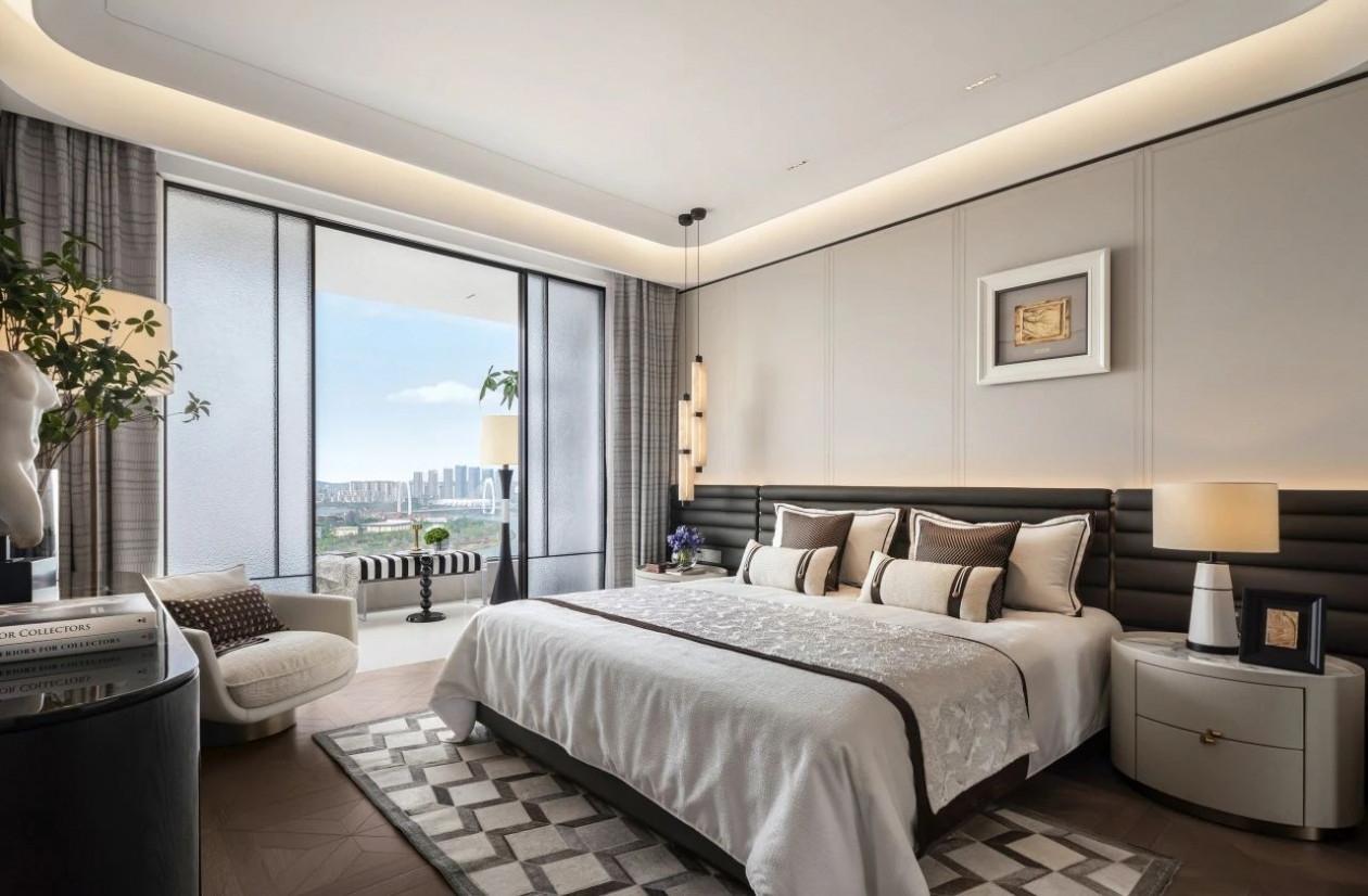 南宁轨道C11大平层344㎡丨中国南宁丨李益中空间设计-23