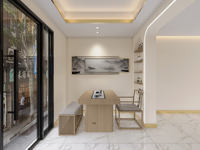 美容院设计效果图赏析丨中国郑州丨郑州美容院装修公司-3