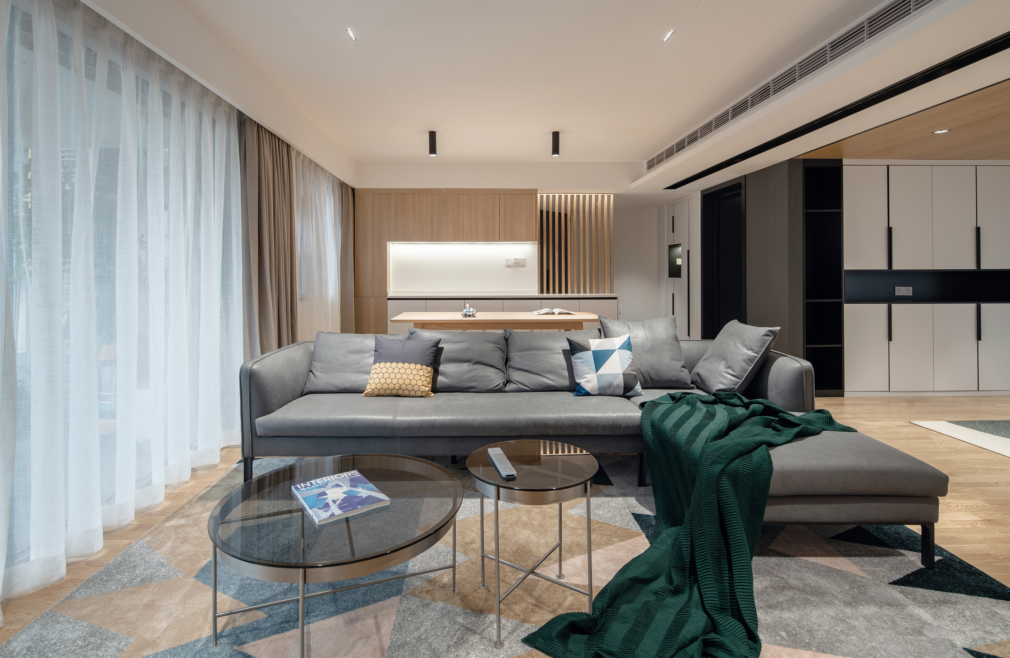 深圳 130㎡三房改豪宅，空间利用极致，生活场景定义设计-6