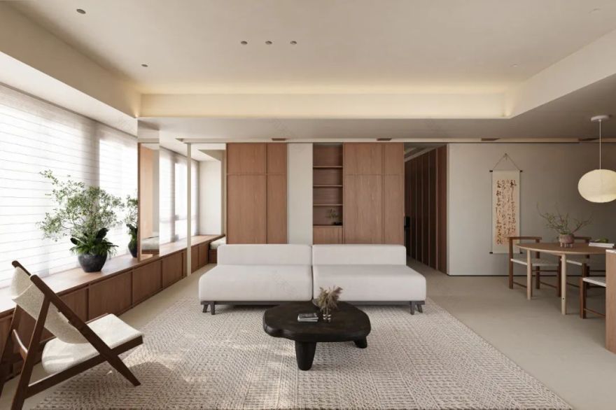 日式极简主义平层丨中国深圳丨深圳境相设计-0