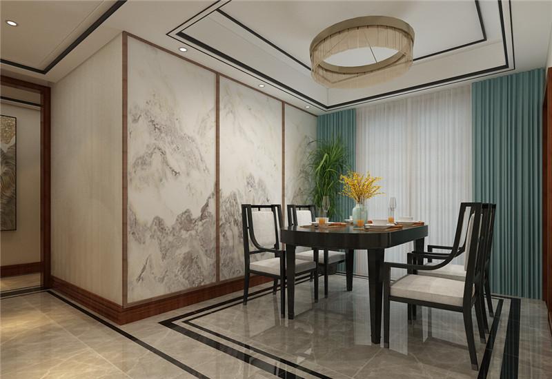 
济南万泰装饰玉兰花园中式风格装修案例分享 -4