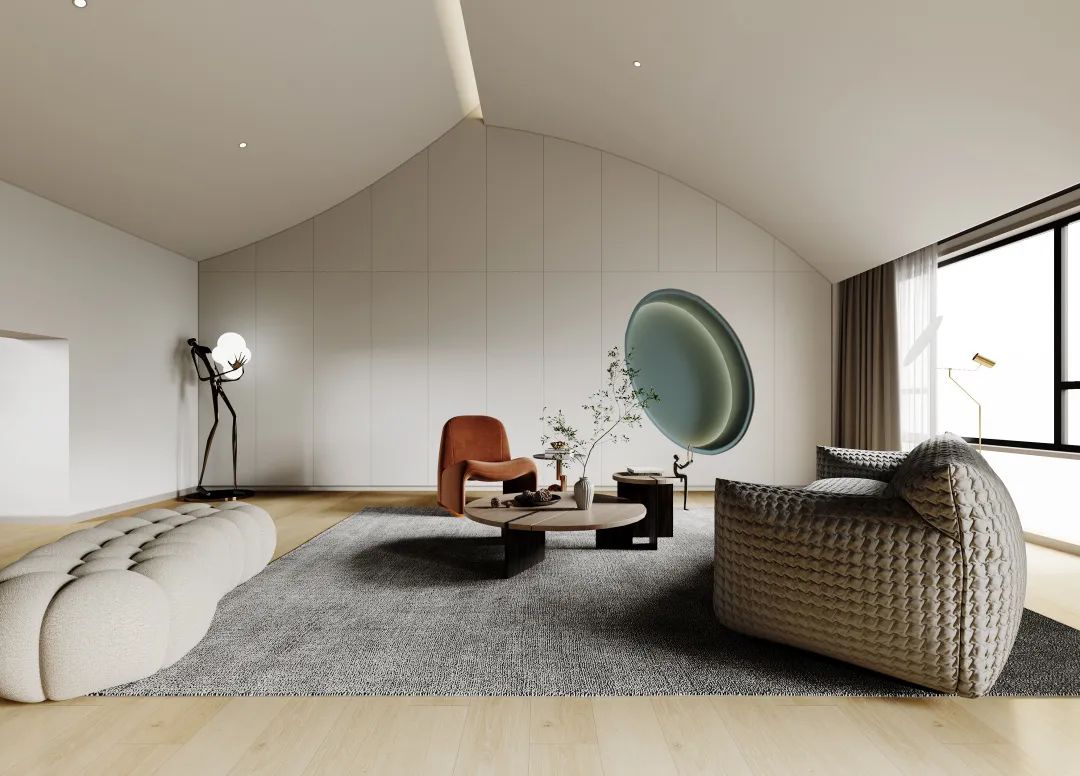 天瑞宸章 x 尚层作品 | 300㎡ 现代简约，质感空间，惬意舒适-39