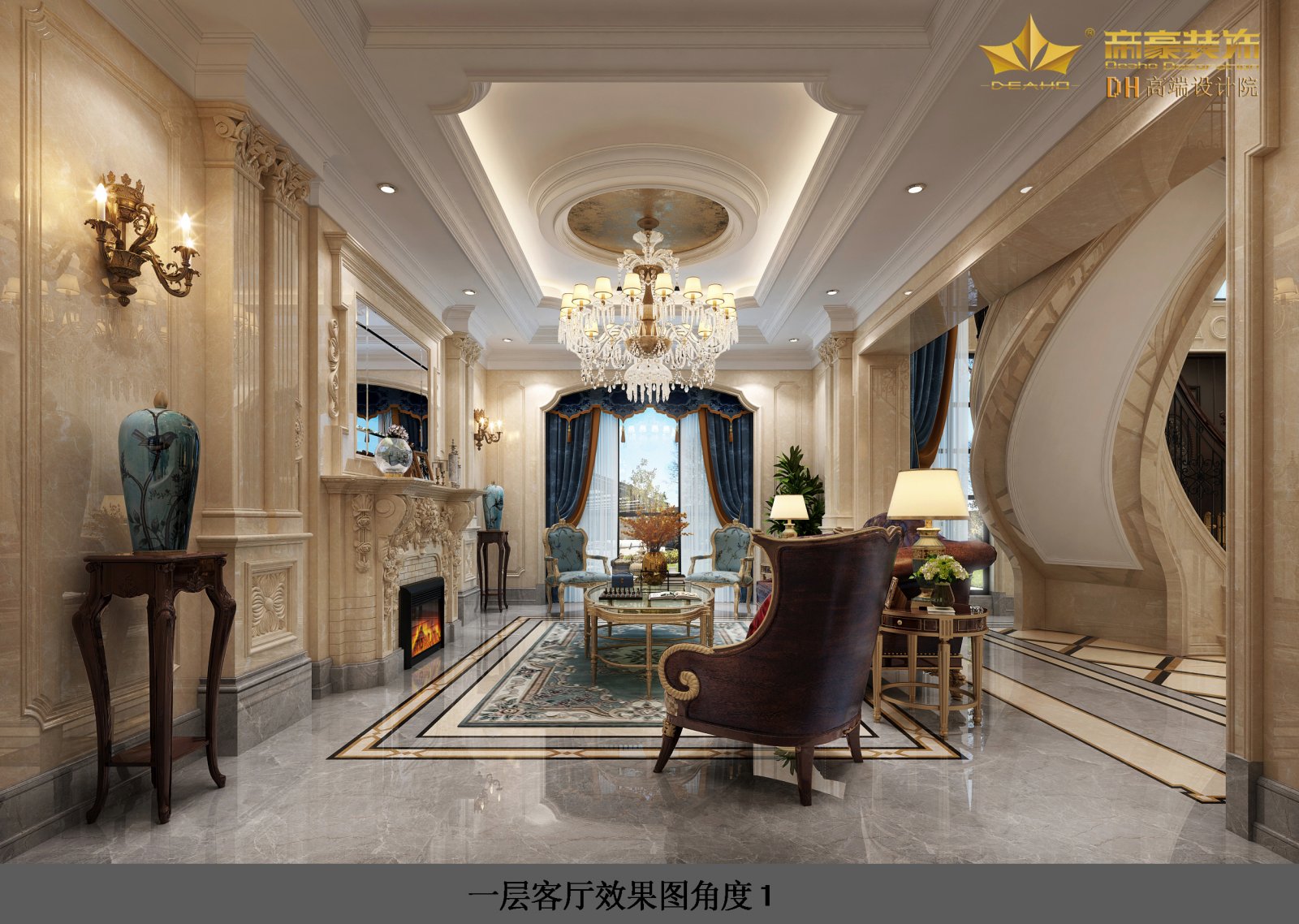 欧式豪宅别墅-6