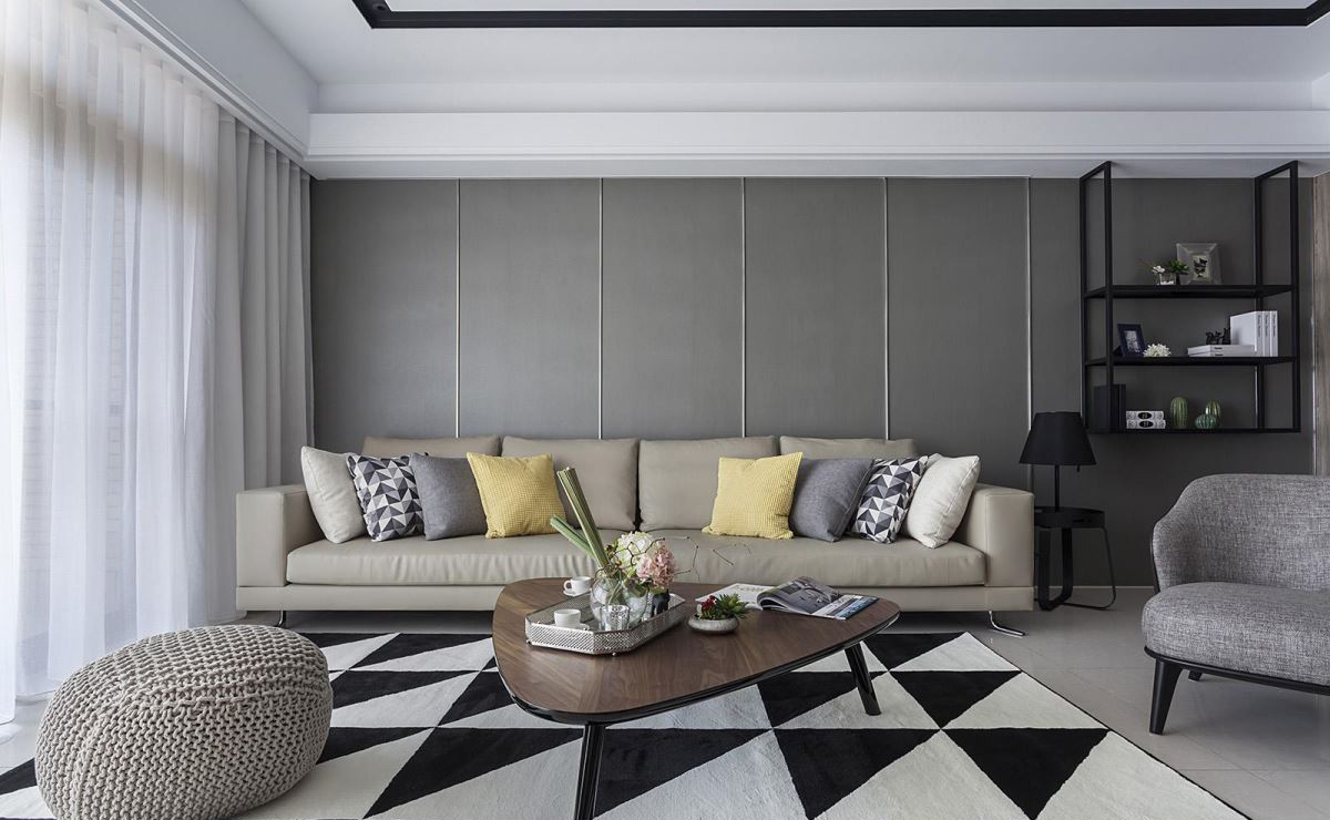 沐澄设计--68坪四房 ‧ 现代风时尚住宅-6