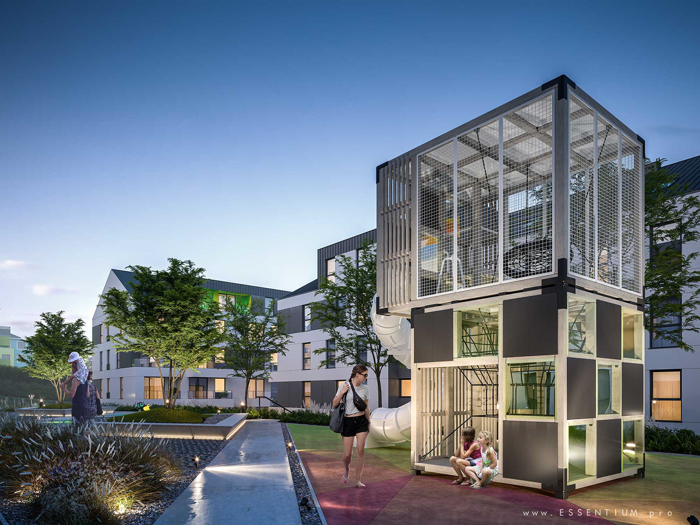 波兰 Gdansk 新住宅区 HVL 360 度全景展示-8