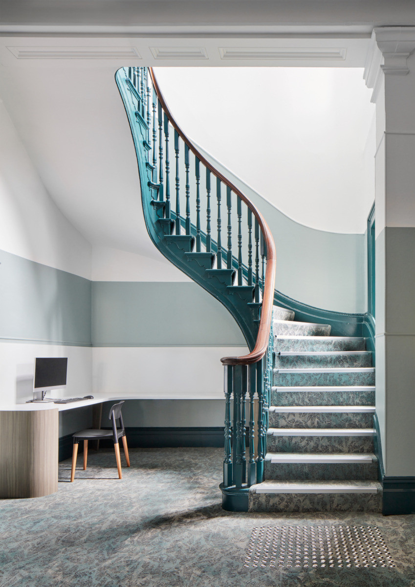 澳大利亚百年老校翻新,绿色调打造自然教室-14