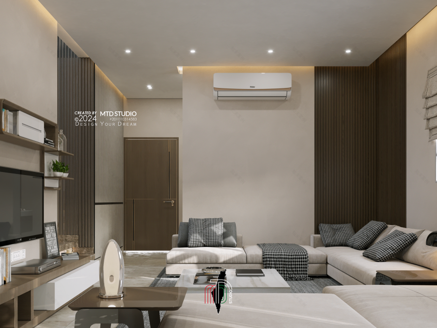 家庭客厅室内设计丨沙特阿拉伯丨MTD Studio-7