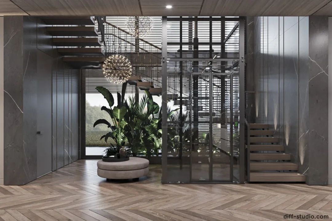 乌克兰基辅 1600㎡新古典奢华大宅丨Diff.Studio-27