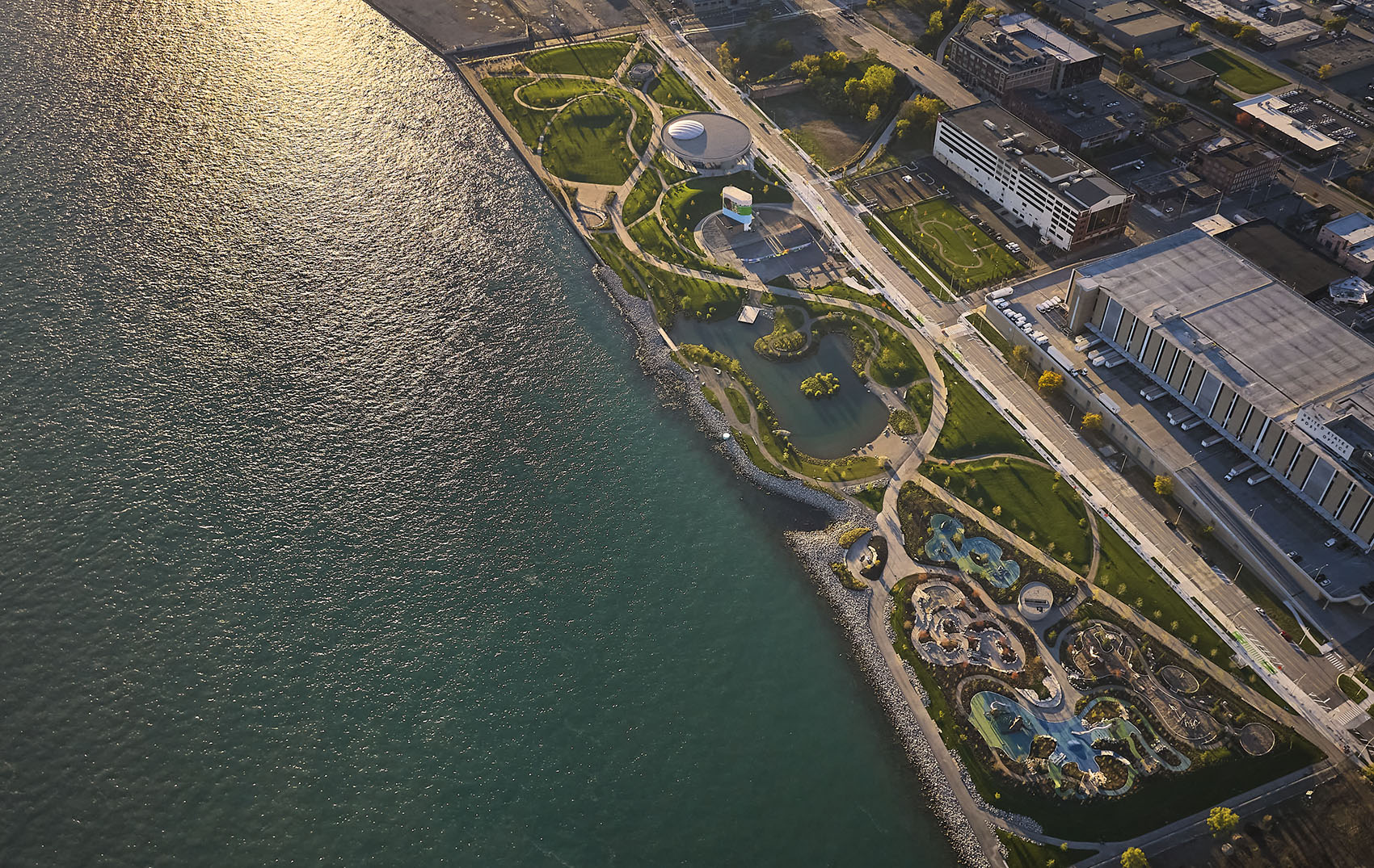 RALPH C. WILSON, JR.纪念公园丨底特律丨Adjaye Associates-3