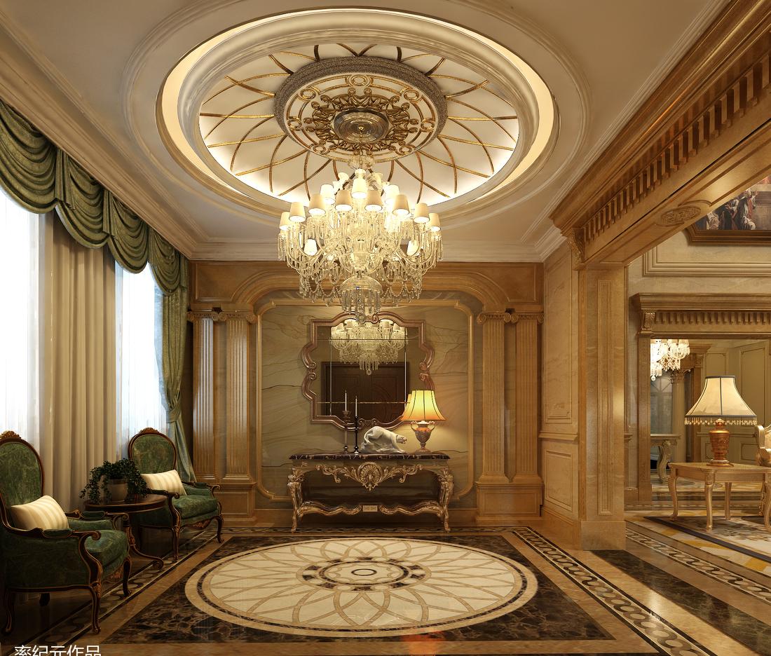 海逸王墅独栋别墅 | 石材与木质的奢华融合-6