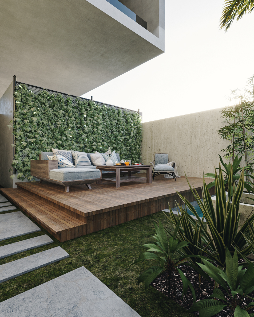 Luxury villa landscape-18