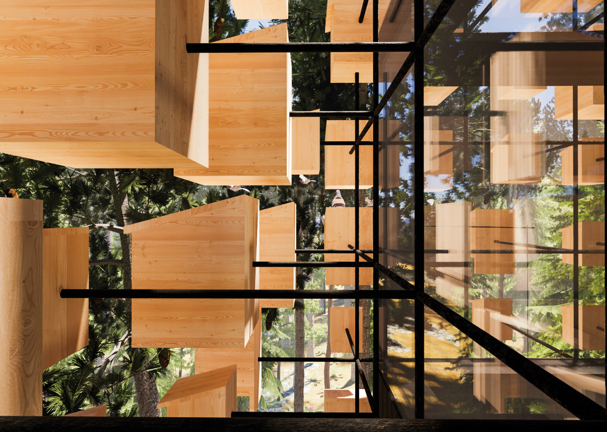 BIG 新作 | 瑞典树酒店鸟巢客房 -17