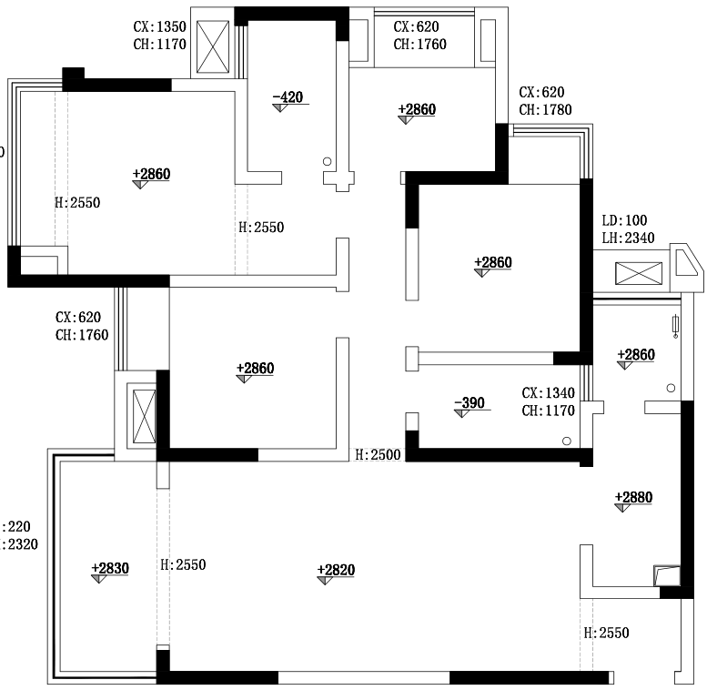 龙湖森屿轻奢家居丨美的家装饰工程中心-49