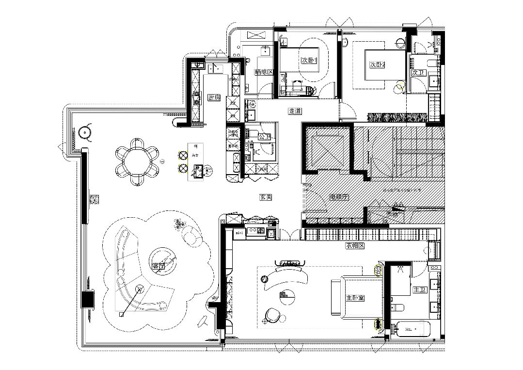 则灵艺术x首发|245㎡空中藏品级塔尖艺术豪宅一当代奢华云端大宅范式!-8