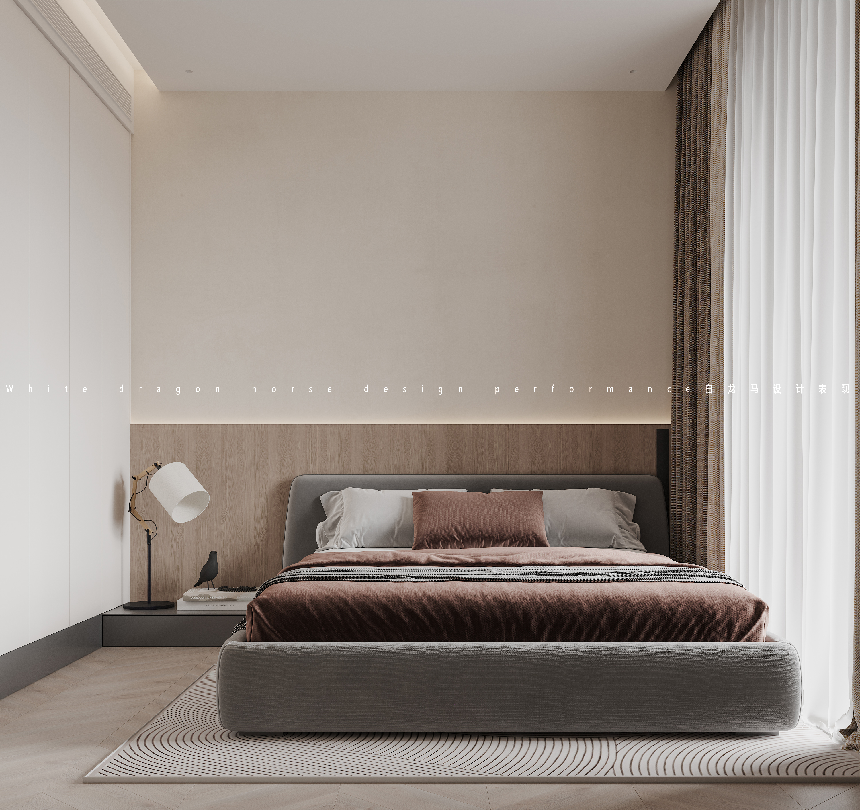 现代简约家装设计——白龙马效果图-6