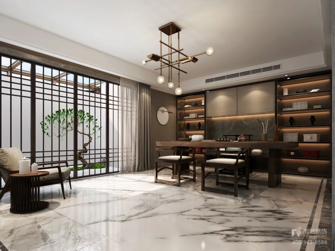 尚层装饰艺阳 | 新中式风格的艺术呈现与生活品质提升-14