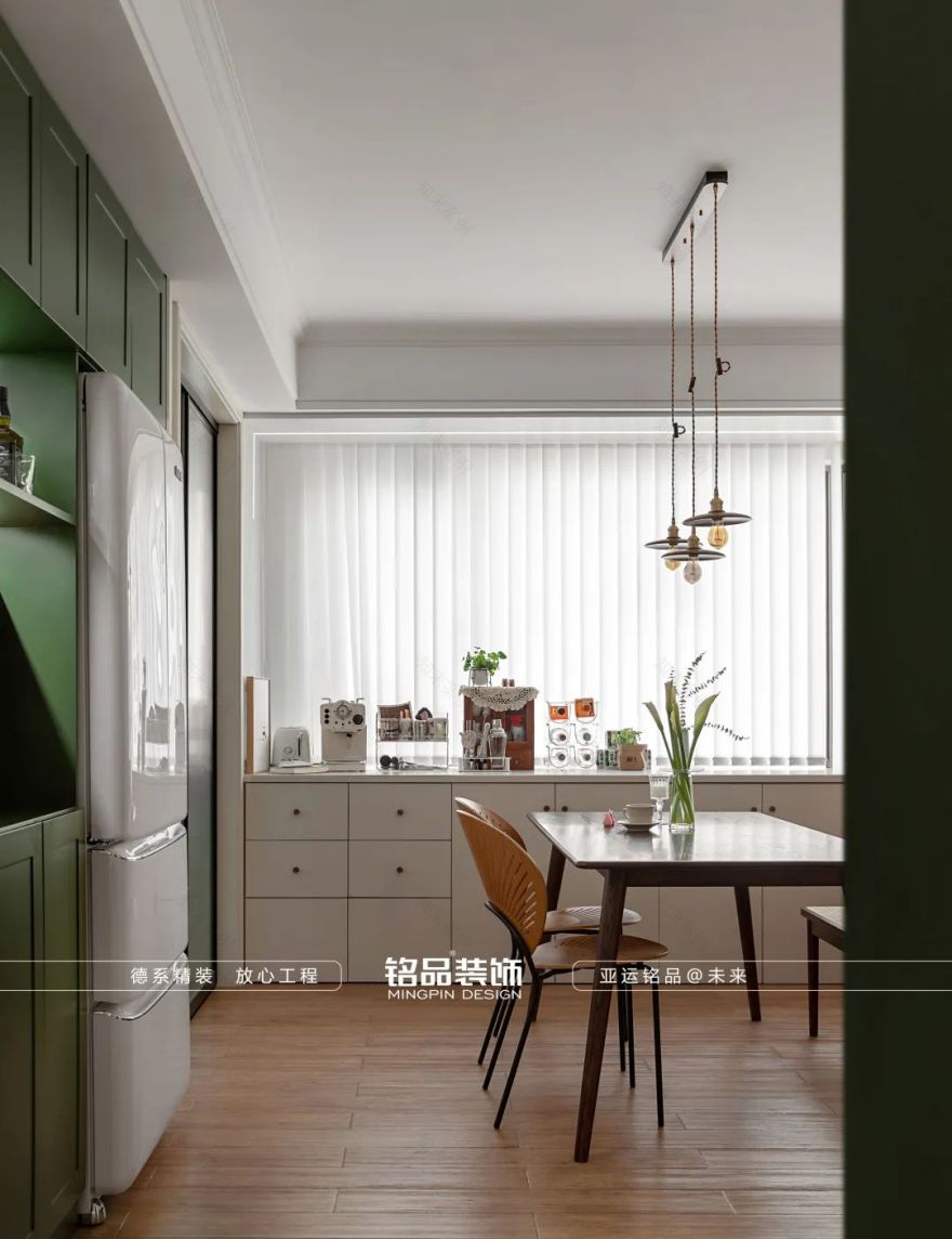 墨绿奶油的邂逅 · 95 后美女教师的复古之家丨铭品装饰-35