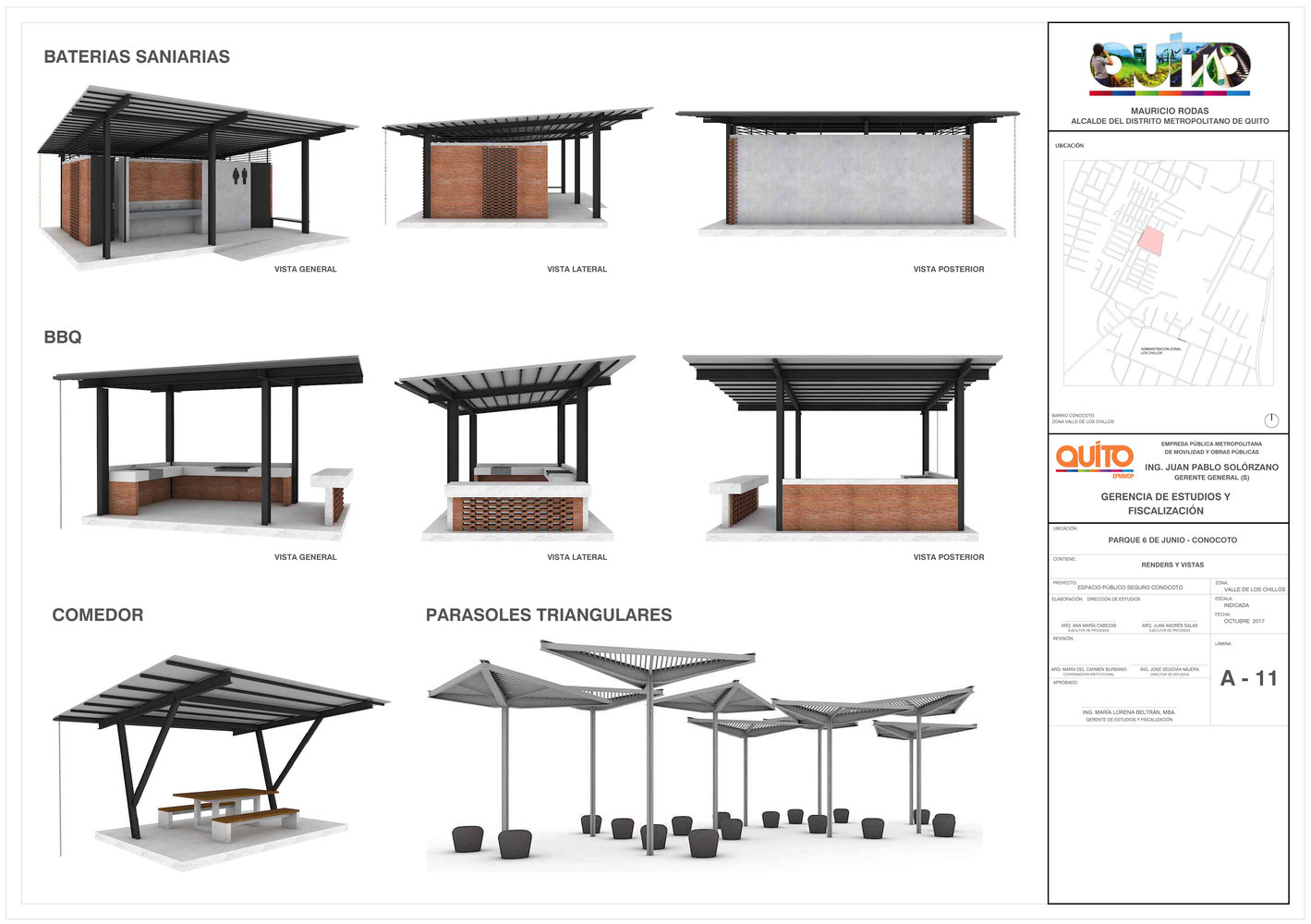 厄瓜多尔 6 月 6 日公园 | 社区参与的环境改造项目-79