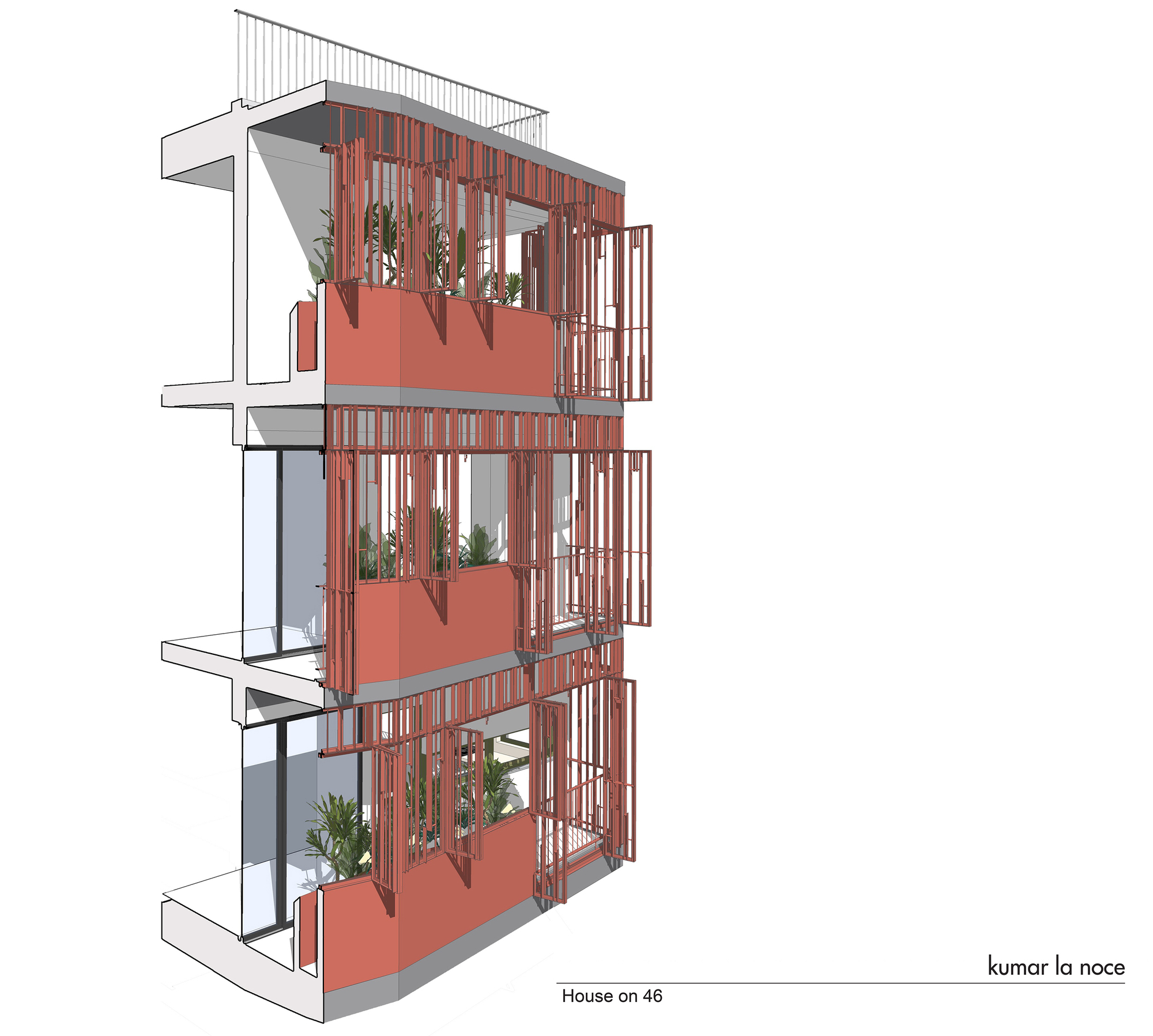 46 号房子丨印度班加罗尔丨Kumar La Noce-49