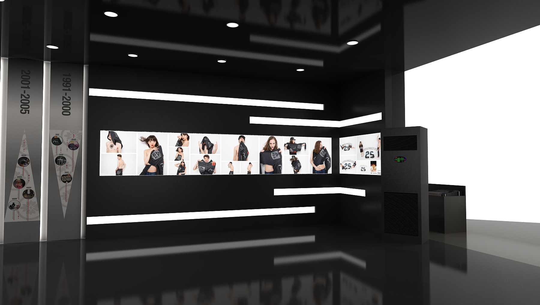 EVISU25周年临时店空间设计-2