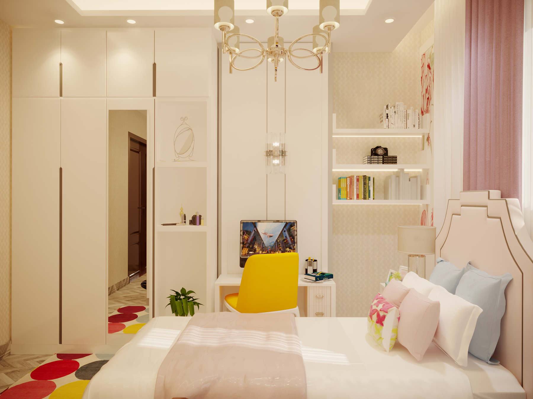 A shared bedroom between a girl and a boy-1