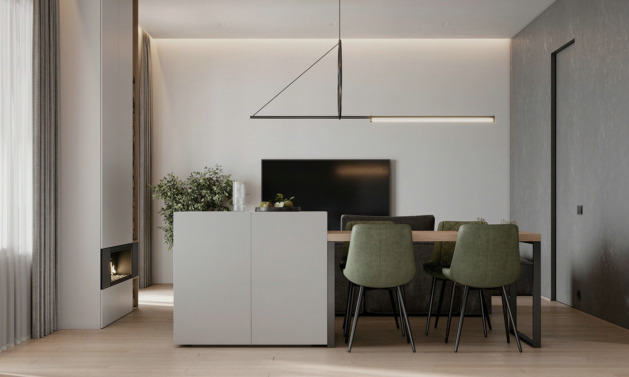 高级灰色系小空间公寓设计-4