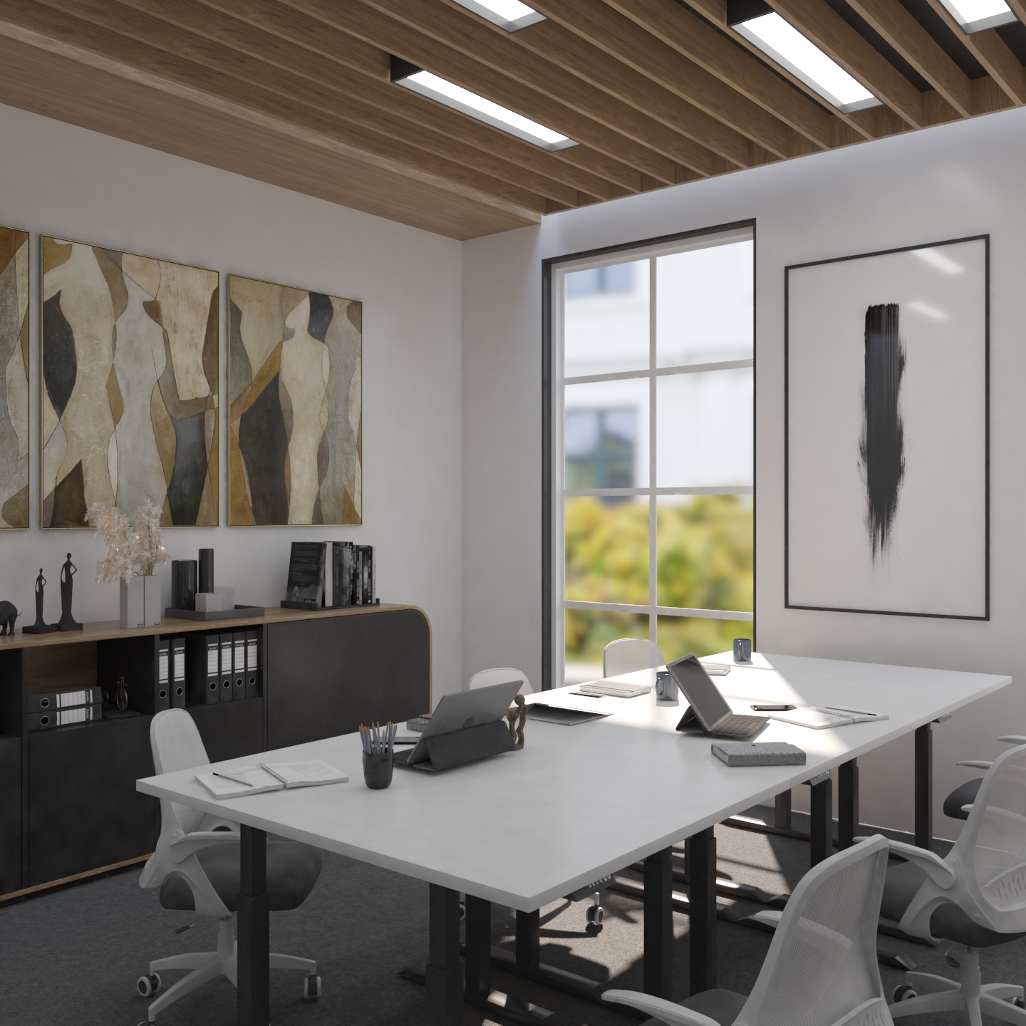 极简主义书房室内设计-5