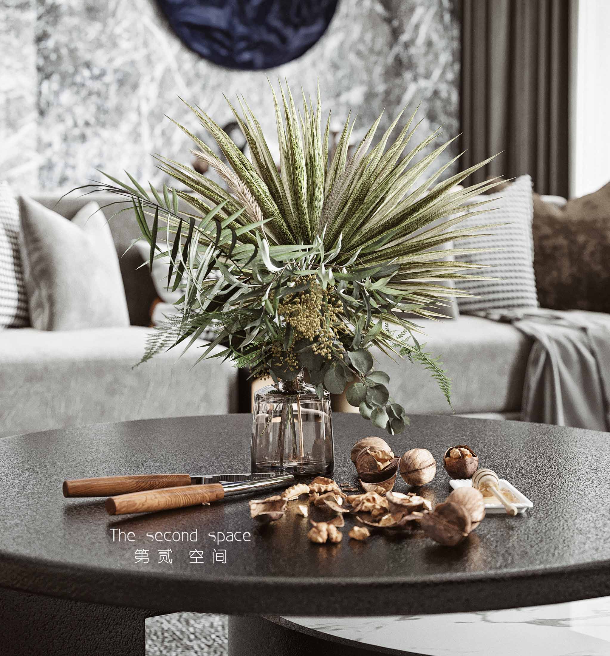 极致轻奢「第贰空间」——3DMAX 2014 与 Corona5.0 的完美融合-7