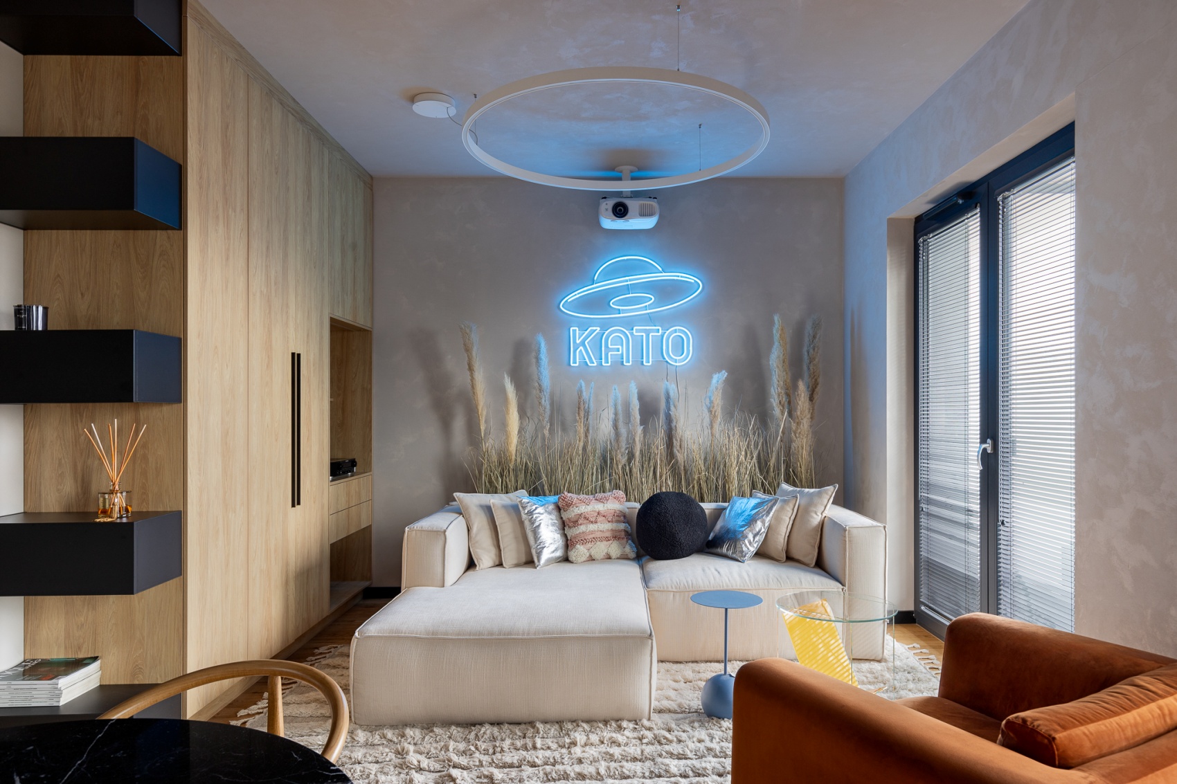 Katowice带霓虹灯的64平公寓室内设计丨PolandKatowice丨n a n o v o . studio（Natalia Gurak）-0