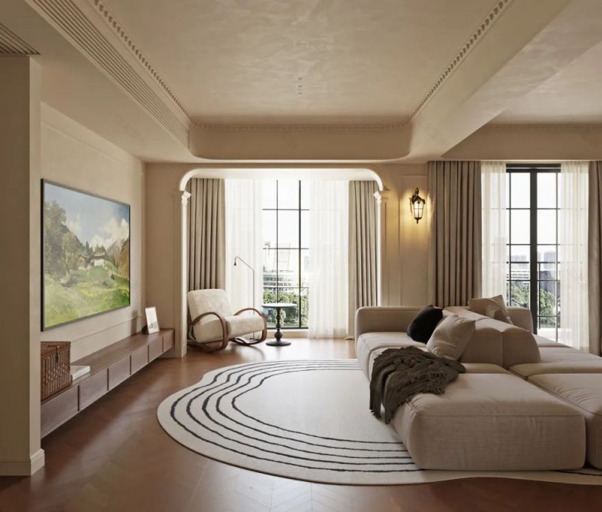 1218设计·法式与美式复古风的梦幻联动丨中国广州丨壹贰壹捌设计事务所-14