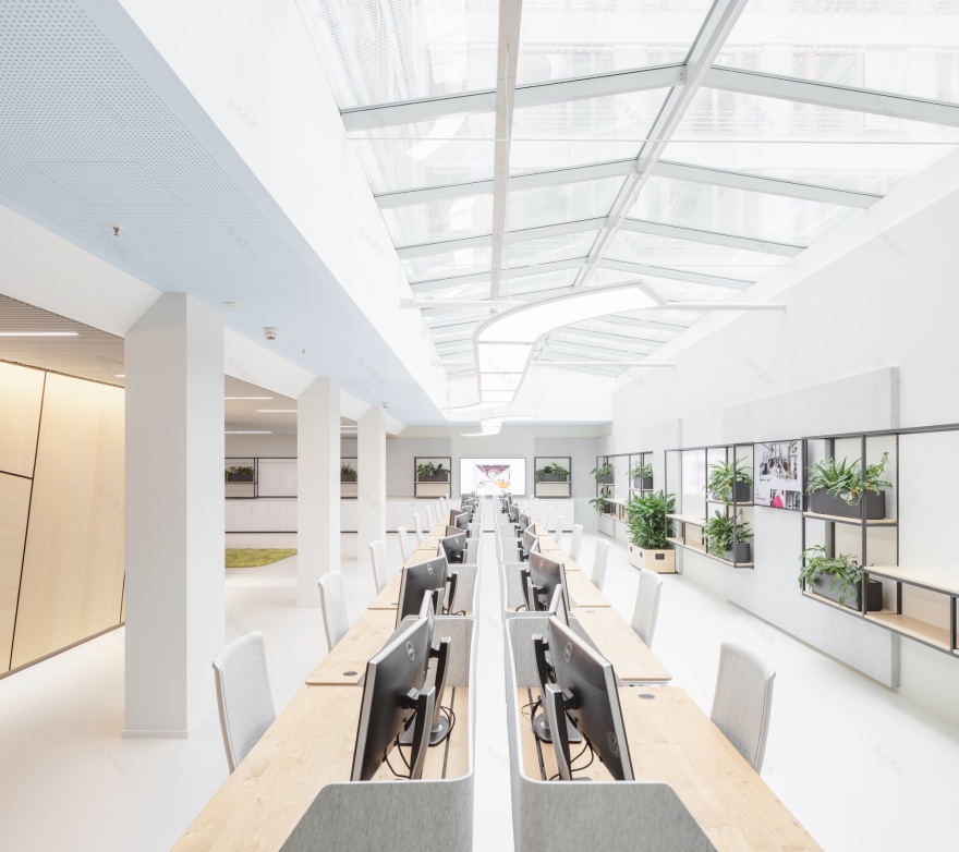 柏林中心,旧健身房变身高效办公新天地-5