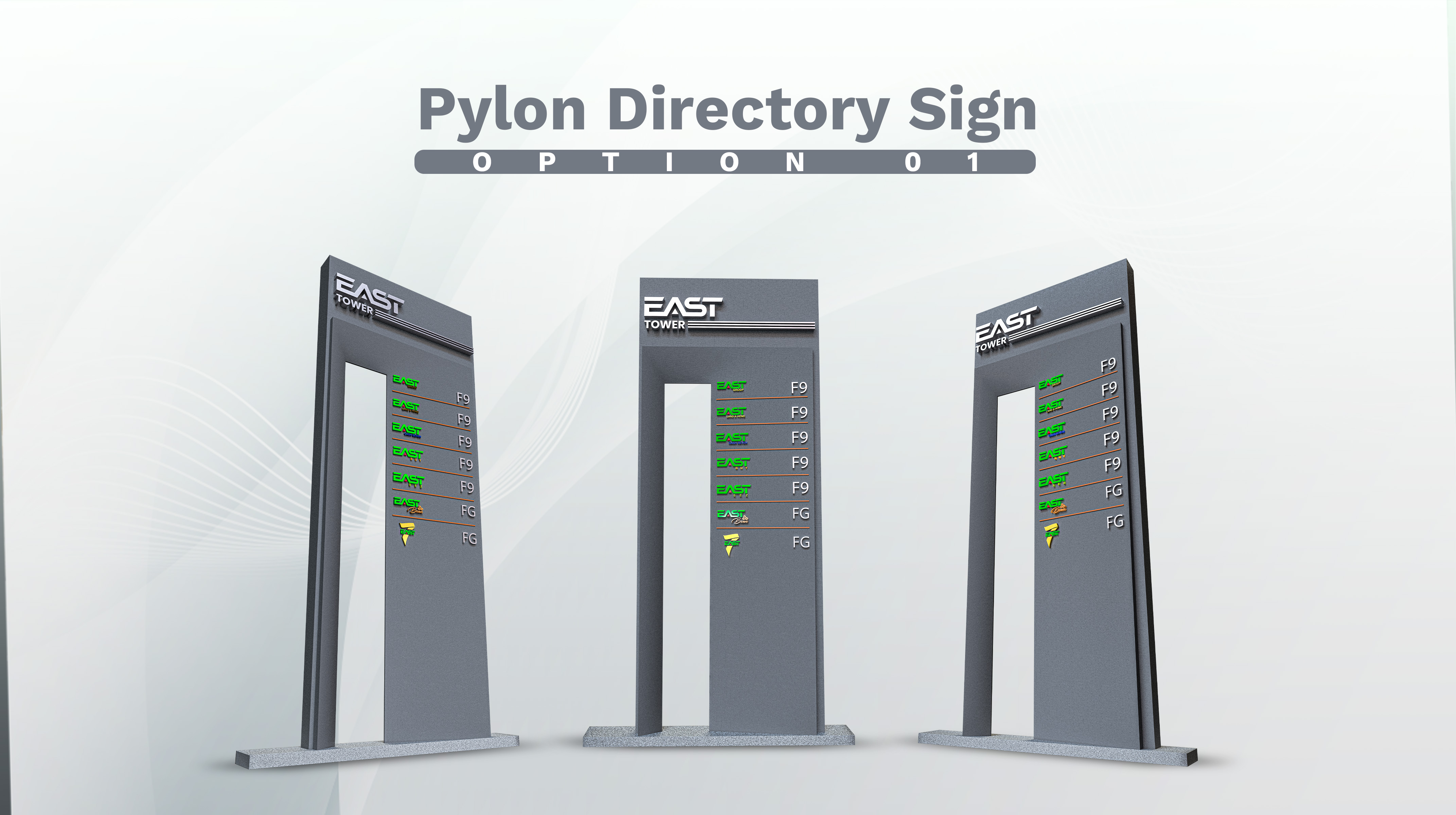 Pylon Directory Sign CONDO | 2026-1