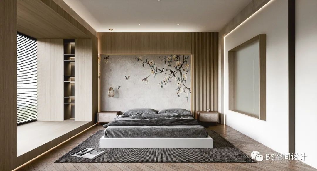 上海樾山半岛别墅 | 黑白灰与木元素的地下空间重构-40