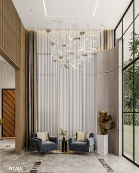 此内容中 Lu·ury 可能是拼写错误，推测正确的词可能是 Luxury ，如果是 Luxury Entrance ，翻译为：豪华入口 丨沙特阿拉伯丨RIWAQ Architects与DOT ARCH Company