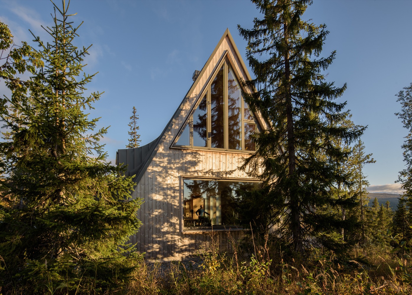 瑞典 A 架滑雪小屋-1