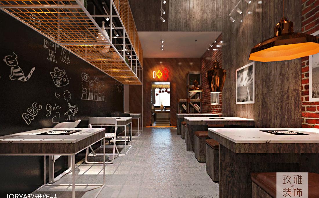 
昌平冒冒火锅店—工业风格 -5