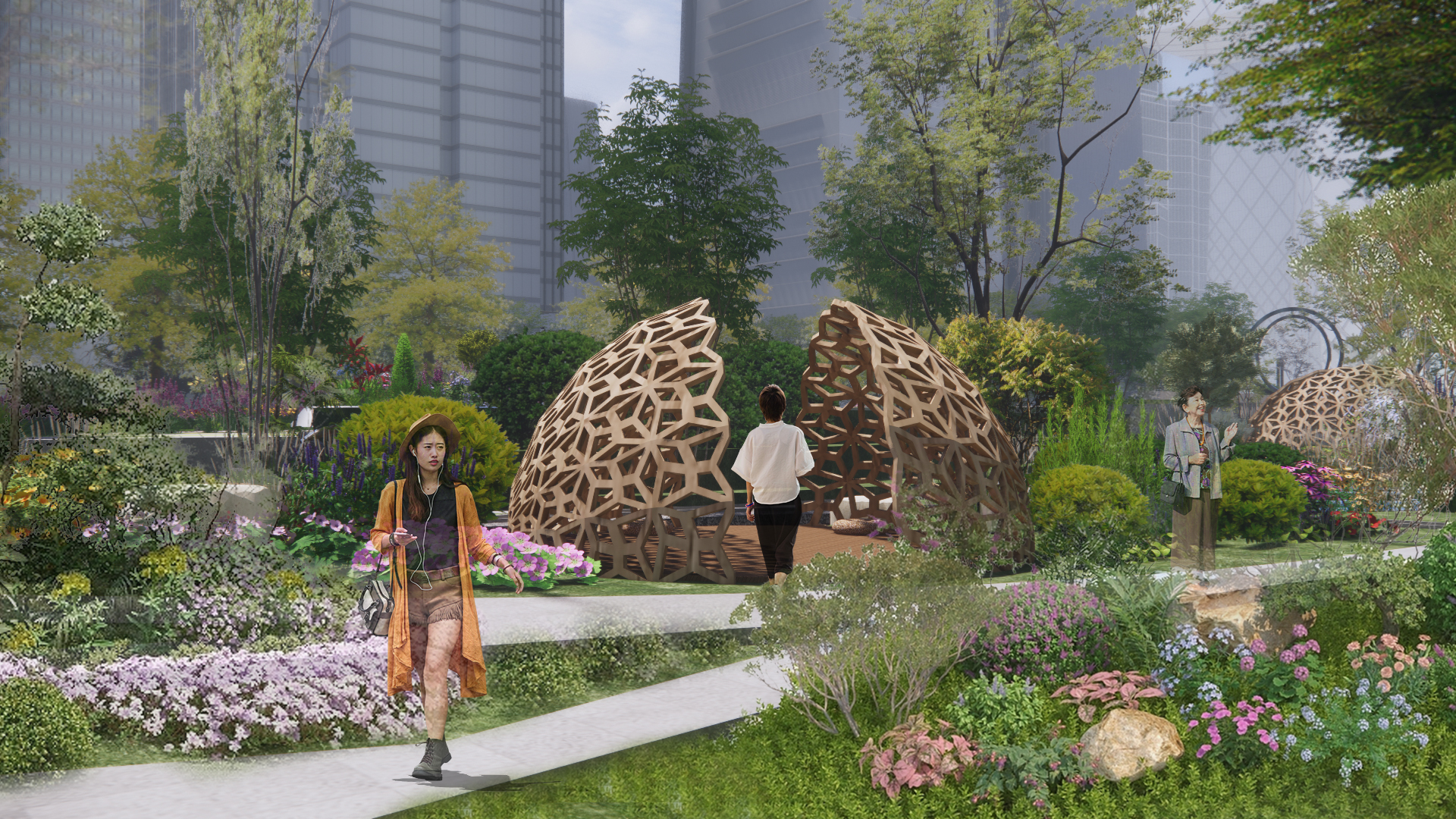 疗愈理念下的北京CBD公园景观设计丨中国北京-9