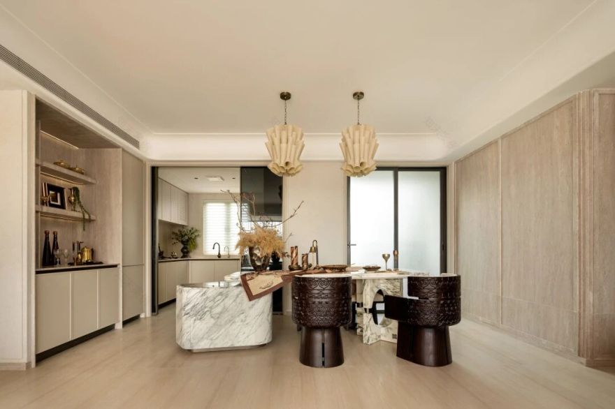 新作 139㎡轻奢复古样板间丨中国广州丨TRD尺道设计-39