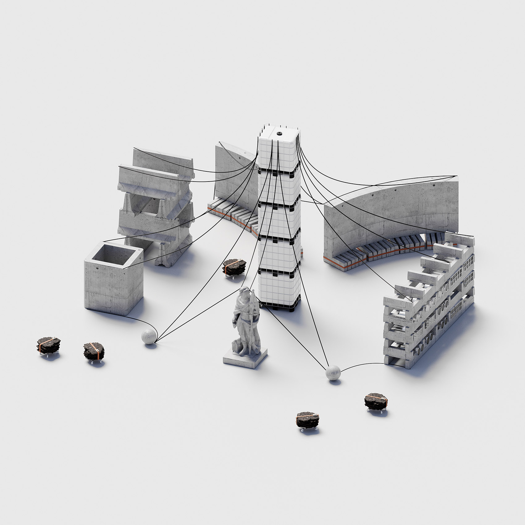 《永久的临时性》装置丨西班牙巴塞罗那丨KOSMOS+PARABASE 建筑工作室-14