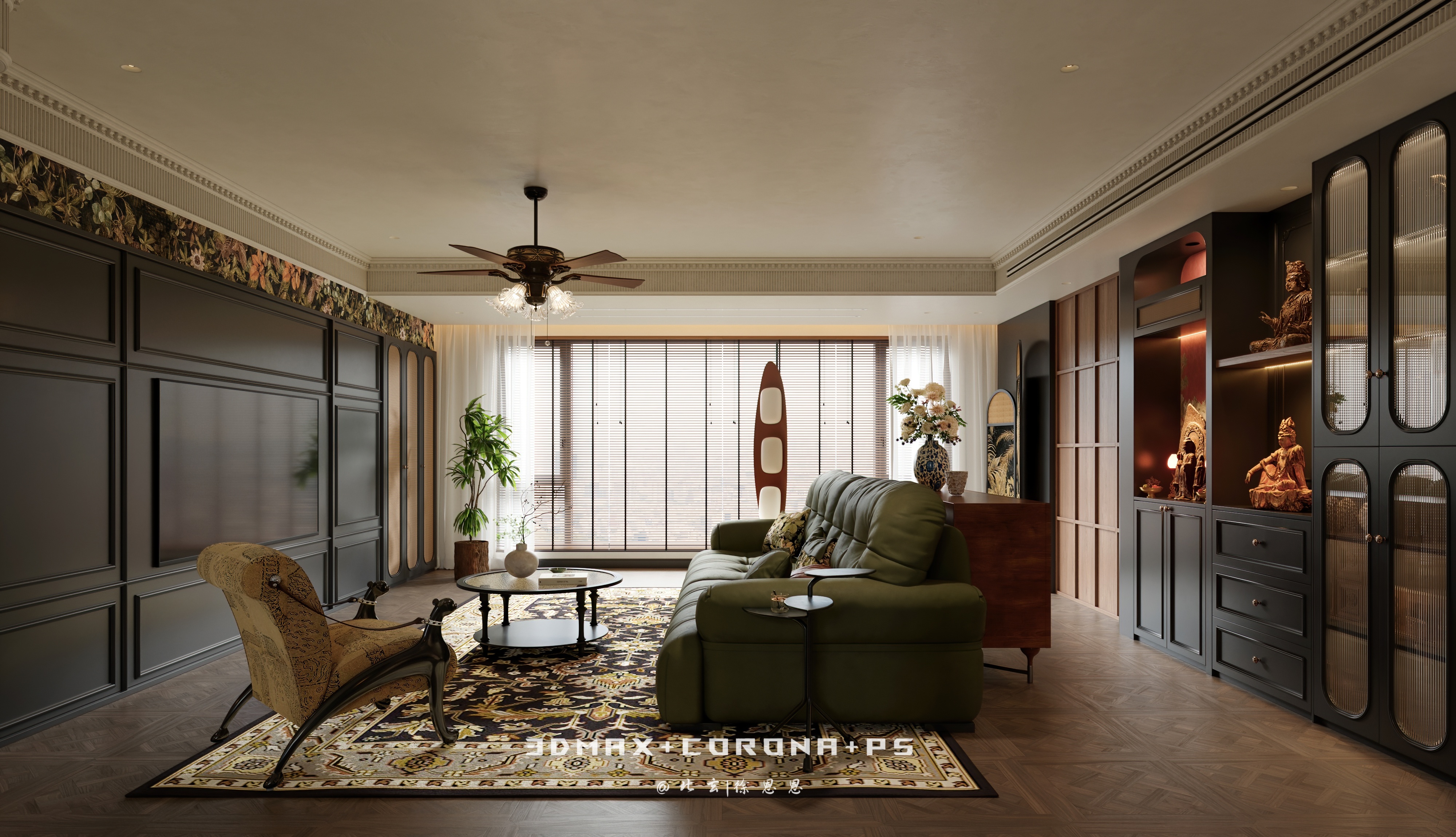 复古南洋风的浪漫居所，续写优雅摩登-2