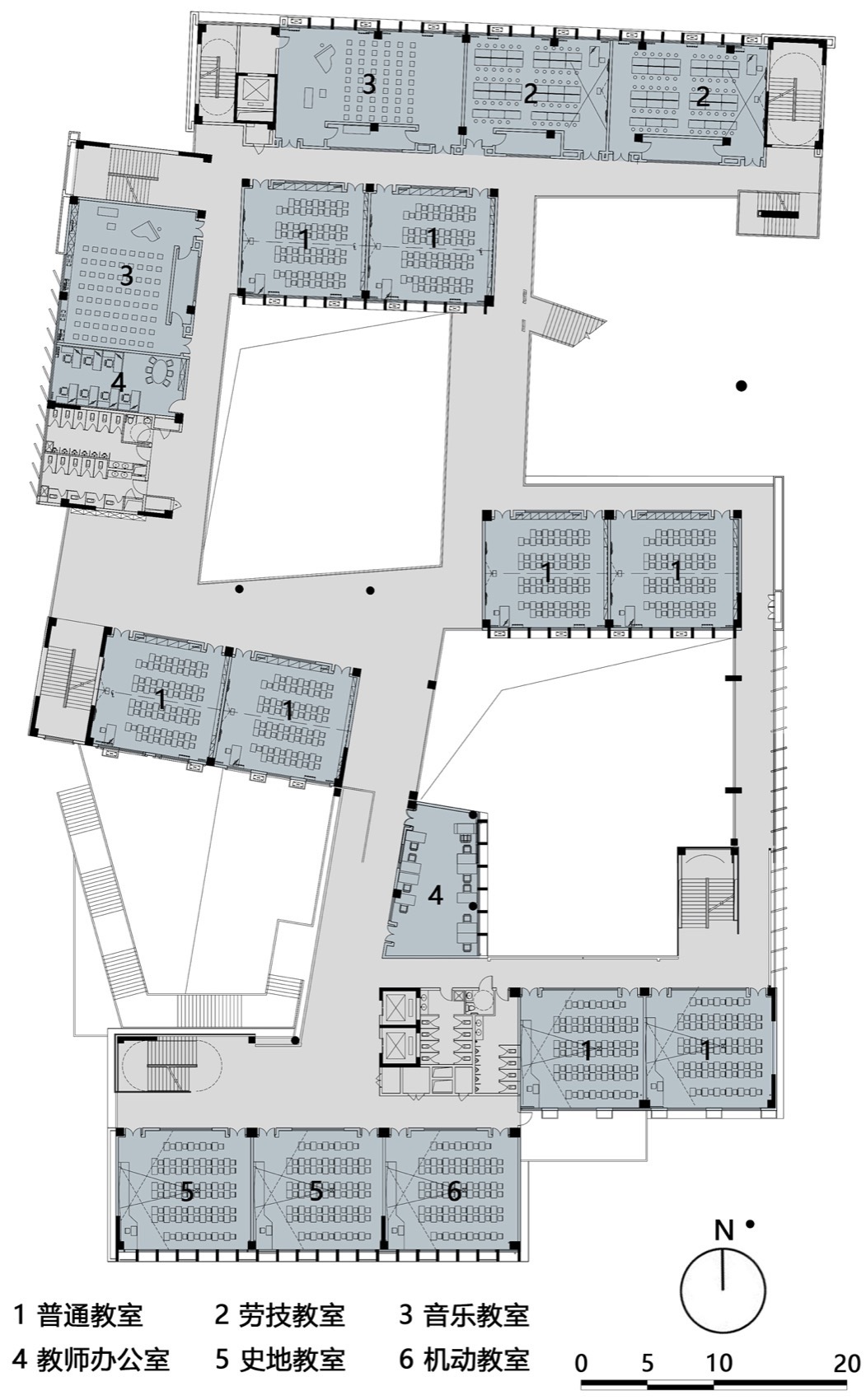 深圳市龙华区福城实验学校 / 深圳大学建筑设计研究院 “钟中+钟波涛”工作室-113