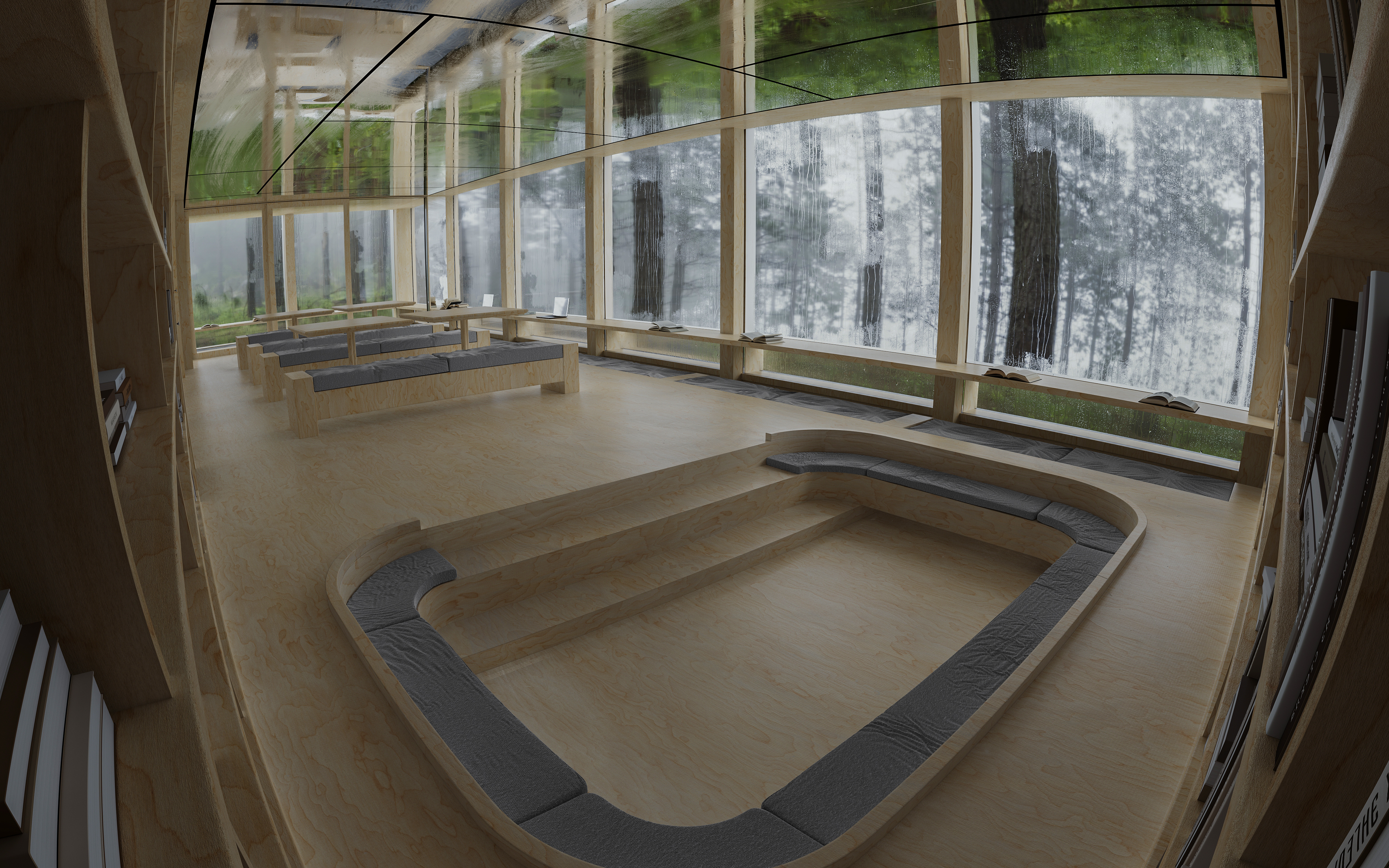 「室内表现进阶训练营」第一期 原木聚会小屋-17