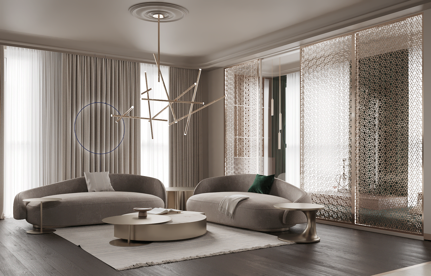 Architects residence apartment. Option 1-5