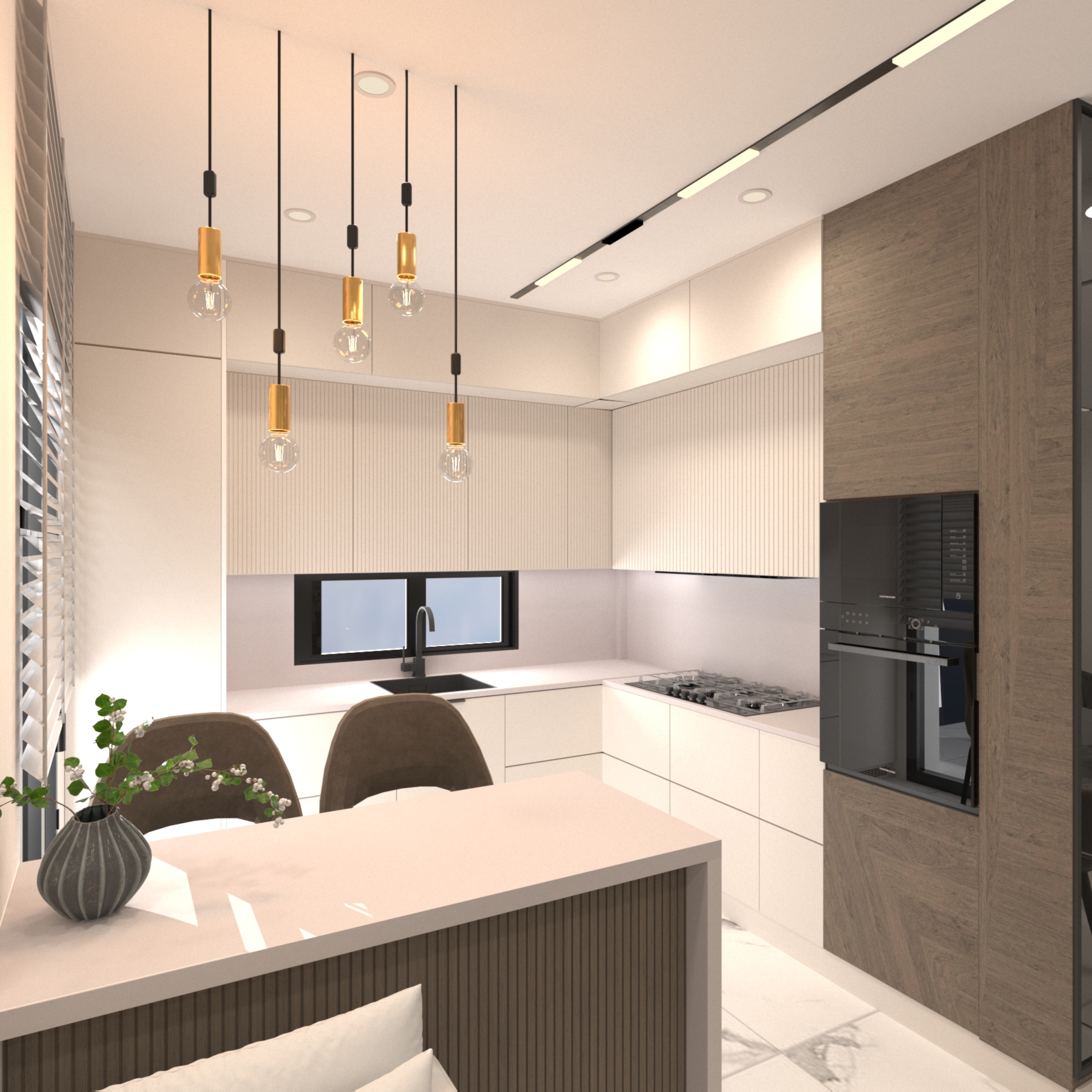 projet d'aménagement : living room-6