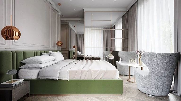 现代简约轻奢风格 | 混搭元素打造高级感大宅-47