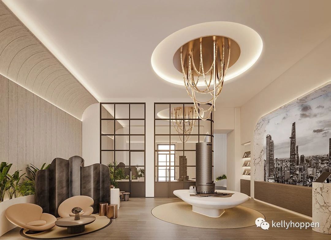 多巴胺设计风格的奢华空间设计丨凯丽·赫本（Kelly Hoppen）-59