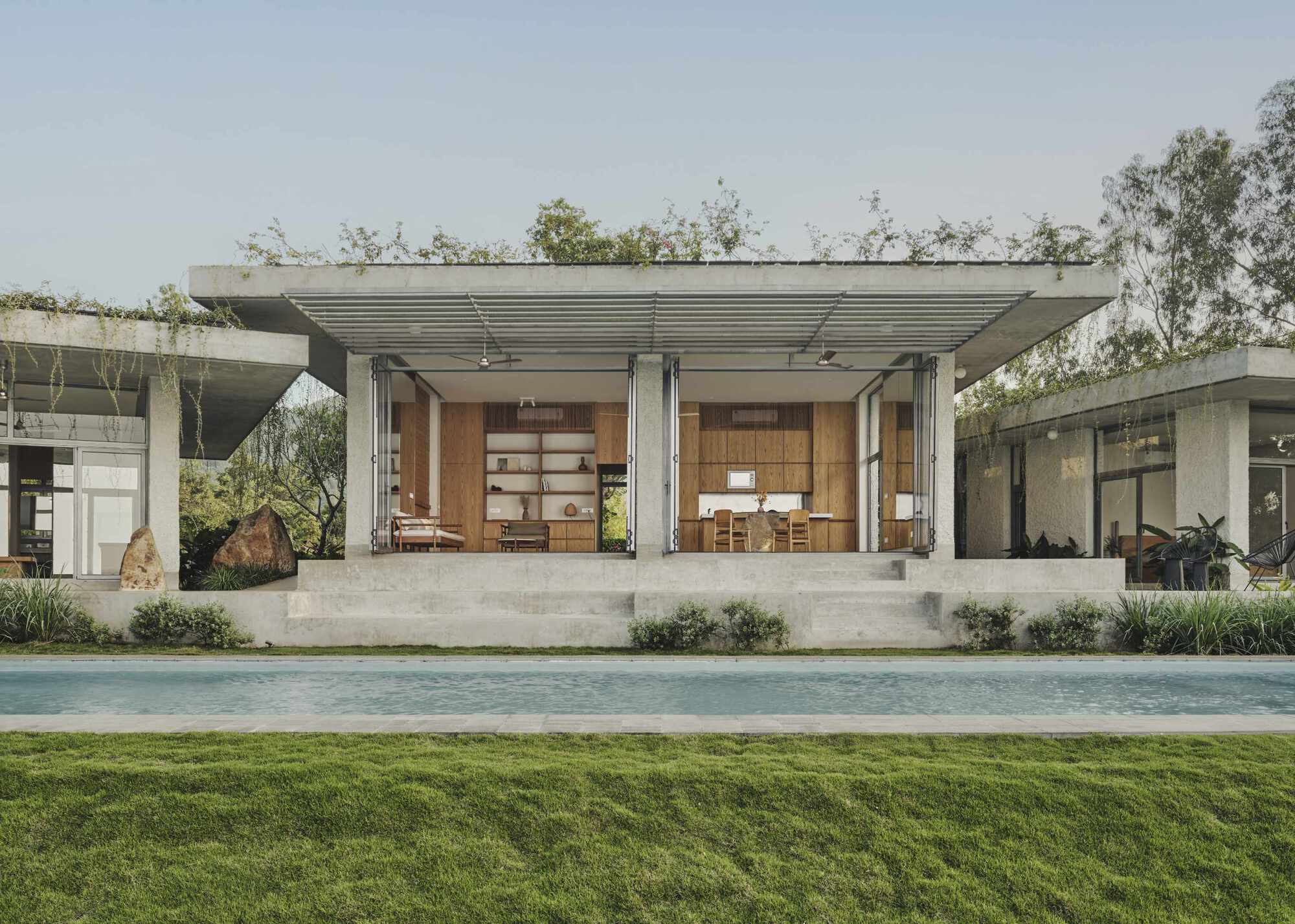 湖景别墅；湖畔住宅（注：Lake House常见释义为这两种，具体需结合语境确定，这里按常见理解给出） 丨印度丨Mazumdar Bravo-27